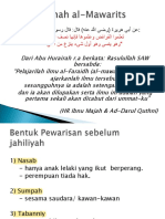 MAWARITH Sejarah Ilmu Al-Mawarith