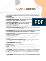 Asas-Asas Hukum