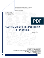 UNAM-FES Iztacala Psicología a Distancia Planteamiento e Hipsótesis