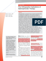 The Orthopaedic Implications of Diphosphonate Therapy