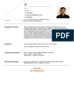 CV Tesar Hizrianda R PDF
