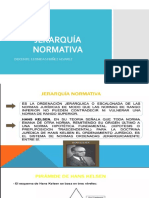 Jerarquía Normativa