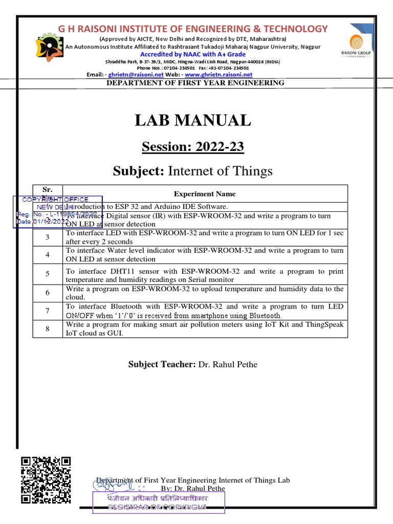 Iot lab manual pdf microcontroller arduino