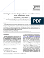 J of Ops Management - 2002 - Choi - Unveiling The Structure of Supply Networks Case Studies in Honda Acura and PDF