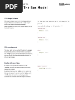 Fundamentals of CSS - Learn CSS - The Box Model Cheatsheet - Codecademy PDF