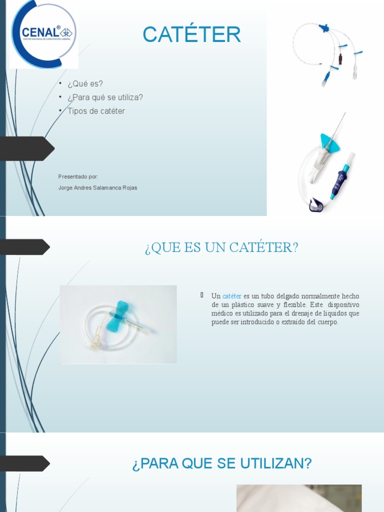 CATETERES | PDF | Terapia intravenosa | Vejiga urinaria