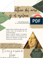 La Dialéctica Del Amo y El Esclavo: Sindy Vanesa Salazar Lic: Felix Pedro Barahona Bonilla