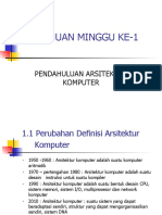 Pertemuan Minggu Ke-1 Pendahuluan