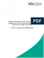 UN Basic Principles Report Annex 4 Asia and The Middle East