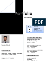 Sourav Rathod's Resume - Civil Engineer