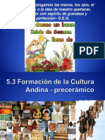 Formacion de La Cultura Andina