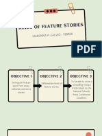 Kinds of Feature Stories PDF