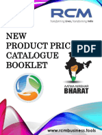NEW PRODUCT PRICE CATALOGUE BOOKLET