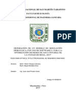 Universidad Nacional de San Martín-Tarapoto: Facultad de Ecología Escuela Profesional de Ingenieria Sanitaria