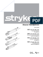 Stryker Shaver Handpiece User Guide
