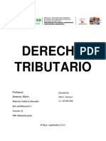 Derecho Tributario