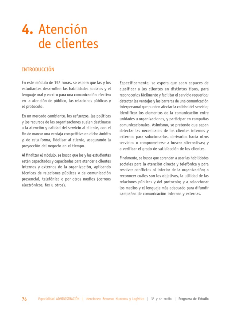 Capacitación en Atención al Cliente | PDF | Evaluación | Gestión de ...