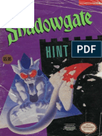 Shadowgate Hint Book
