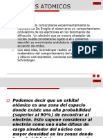 Orbitales atómicos y números cuánticos: descripción cuántica del átomo