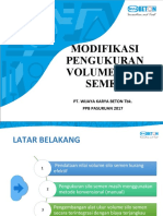 Modifikasi Pengukuran Volume Silo Semen