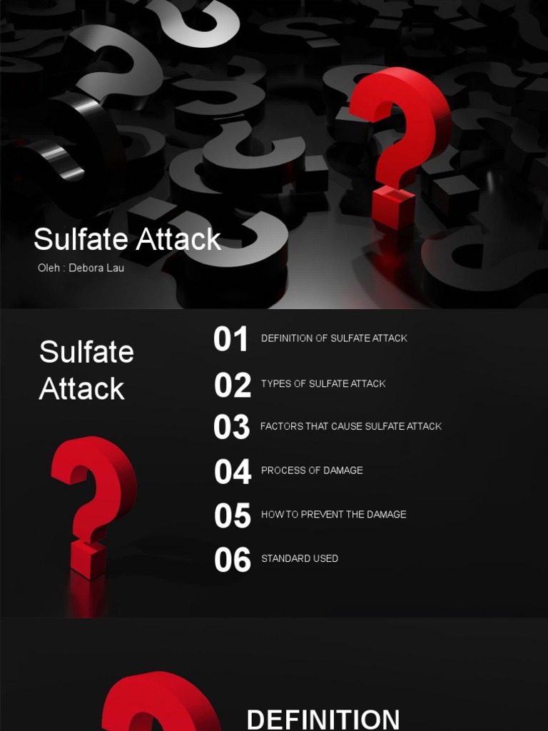 Sulfate Attack | PDF | Cement | Concrete