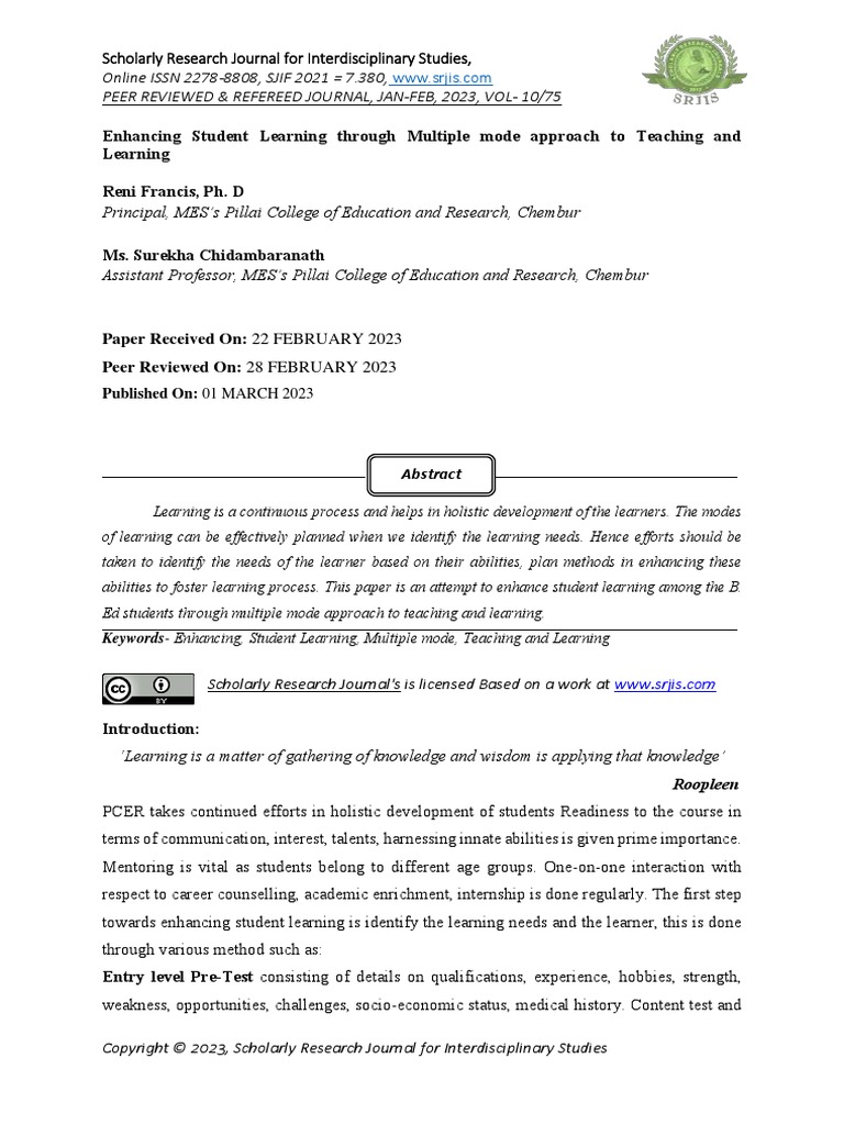 21 DR Reni | PDF | Mentorship | Learning