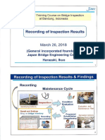 Recording of Inspection Results