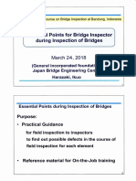 Essential Points during Bridge Inspection