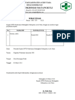 Uptd Puskesmas Matangkuli: Surat Tugas