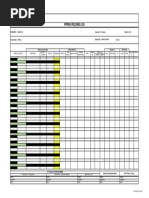 Welding Log Form