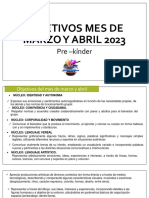 Objetivos Mes de Marzo y Abril 2023 PDF