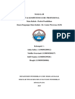 Makalah Syarat Kompetensi Guru Propesional PDF