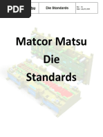 Die Design and Maintenance Checklist | PDF | Screw | Engineering Tolerance