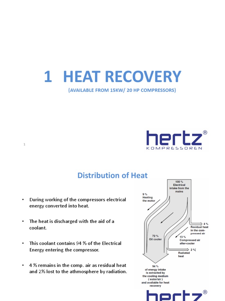 Hertz Heat Recovery PDF Water Heating Sustainable Technologies