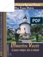 Manastirea Varatic in Izvoare Teologice, Laice Si Culturale PDF