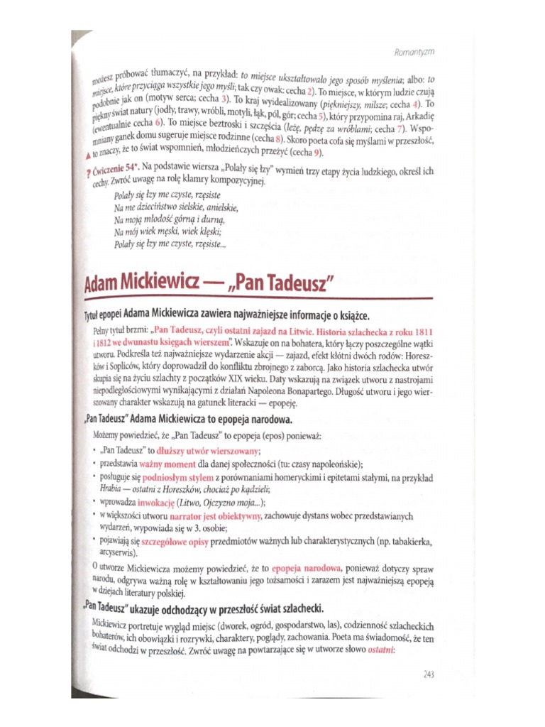Pan Tadeusz | PDF