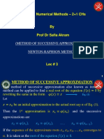 Lec #3 (Successive App & Newton Raphson) PDF