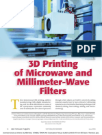 3D Printing of Microwave and Millimeter-Wave Filters: 24 June 2020 1527-3342/20©2020IEEE