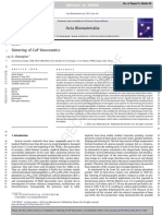 Sintering of CaP Bioceramics. Review PDF