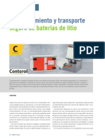 Almacenamiento y Transporte Baterias de Litio