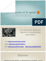 Les Femmes Et Le Sports - PPTX 1