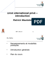 Droit International Privé (ULg 2012) PDF