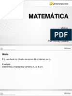 Matemática: Médias