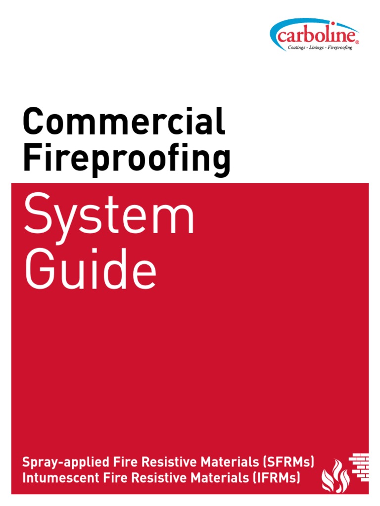 Fireproofing Commercial-SystemGuide - 1019 | PDF | Epoxy | Thermal ...