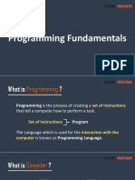 Programming Fundamentals