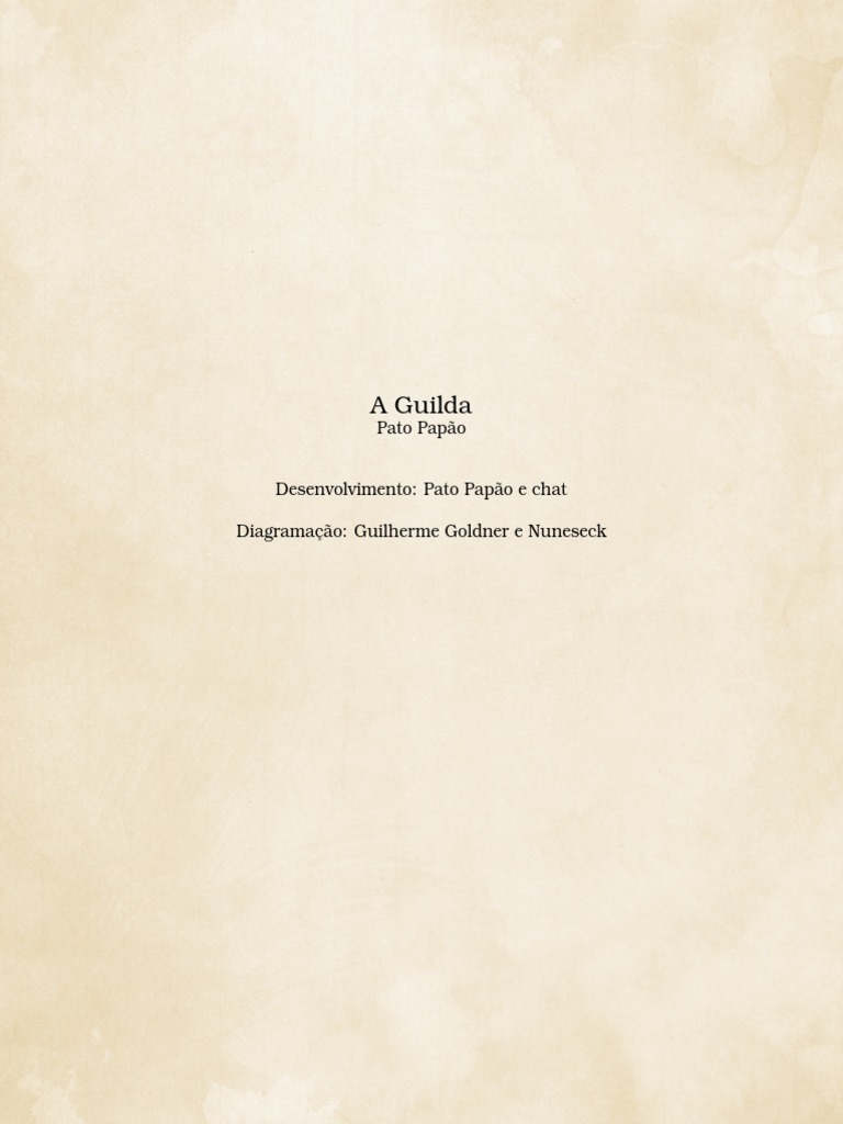 A Guilda v1.0 PDF | PDF