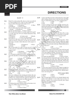 Direction and Distance Reasoning Questions | PDF | Nature | Teaching ...