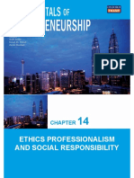 Fundamentals of Entrepreneurship - Ethics Professionalism and Social Responsibility