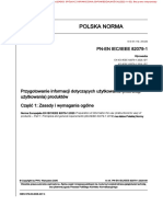 Polska Norma: PN-EN IEC/IEEE 82079-1