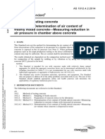 AS 1012.4.2 - 2014 Methods of Testing Concrete - Determination of Air Content of Freshly Mixed Concrete Measuring Reduction in Air Pressure in Chamber Above Concrete PDF